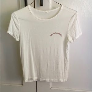 PacSun white graphic tee